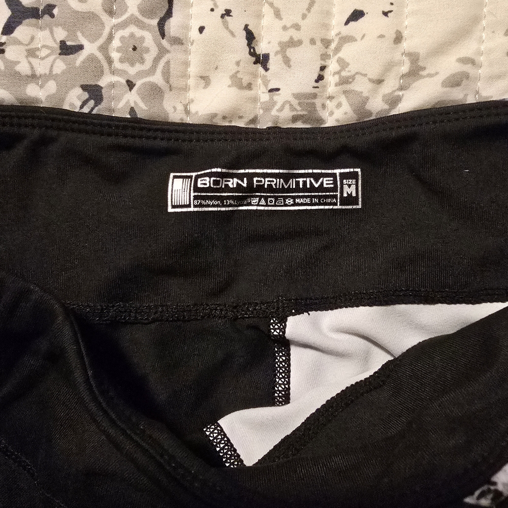 Born Primitive Set Black and White Activewear - Picture 2 of 2